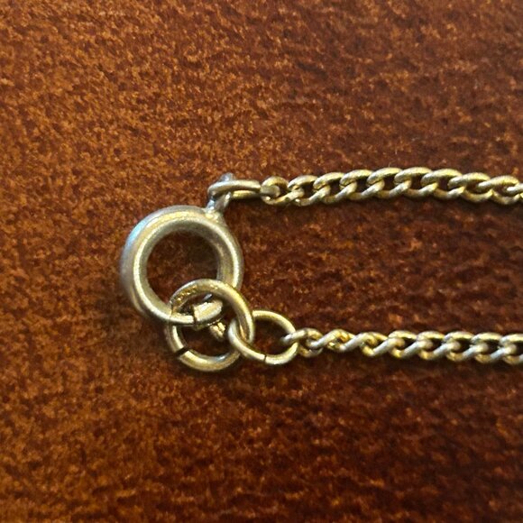 Antique Style Crystal Teardrop Drop Rhinestone Glass Beaded Necklace - Picture 11 of 12